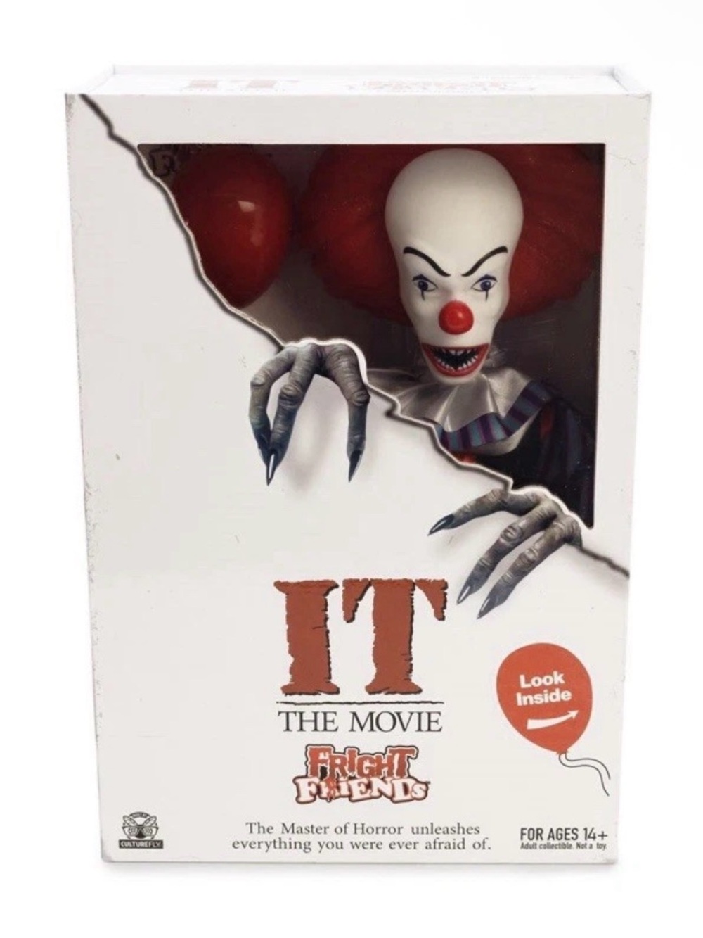 IT The Movie Pennywise Figure - Red & White Collectible